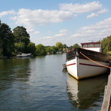 boat on thames